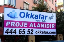 Işıksız Vinil Germe Tabela